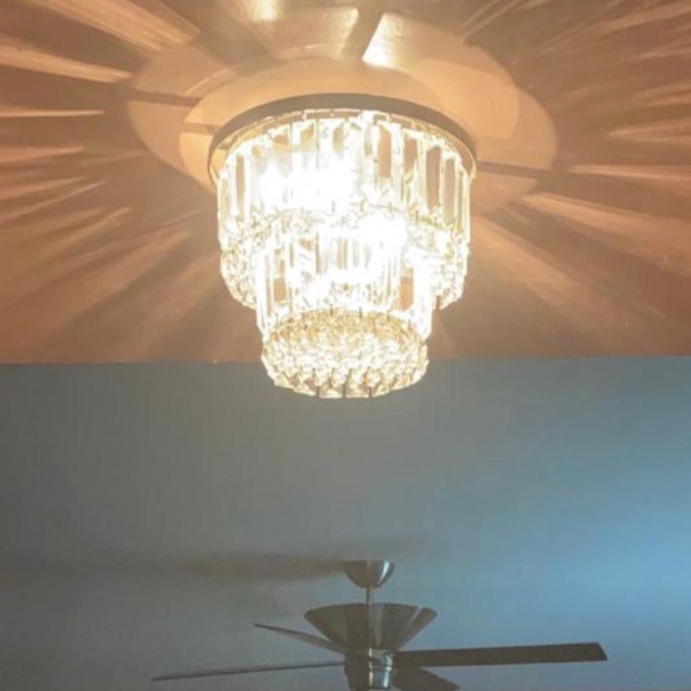 Crystal Raindrop Chandelier Lighting - Picture 8 of 11